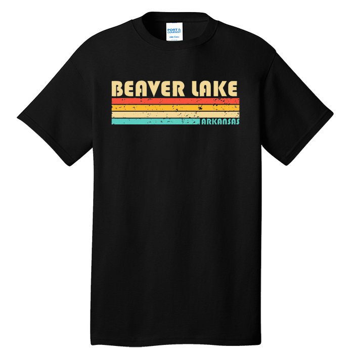 BEAVER LAKE ARKANSAS Funny Fishing Camping Summer Tall T-Shirt