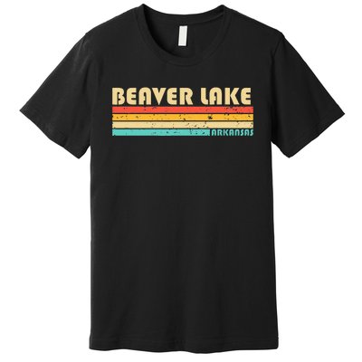 BEAVER LAKE ARKANSAS Funny Fishing Camping Summer Premium T-Shirt