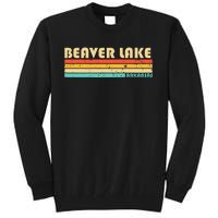 BEAVER LAKE ARKANSAS Funny Fishing Camping Summer Tall Sweatshirt