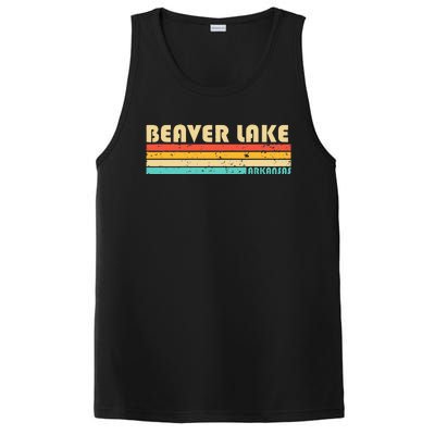 BEAVER LAKE ARKANSAS Funny Fishing Camping Summer PosiCharge Competitor Tank