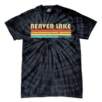 BEAVER LAKE ARKANSAS Funny Fishing Camping Summer Tie-Dye T-Shirt