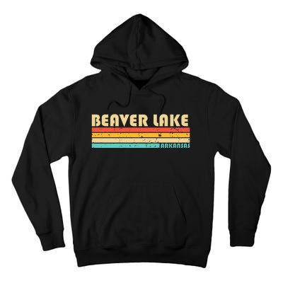 BEAVER LAKE ARKANSAS Funny Fishing Camping Summer Tall Hoodie