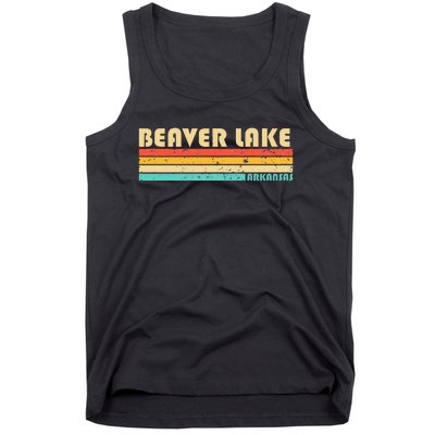 BEAVER LAKE ARKANSAS Funny Fishing Camping Summer Tank Top