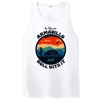 Be Like An Armadillo And Roll With It PosiCharge Competitor Tank