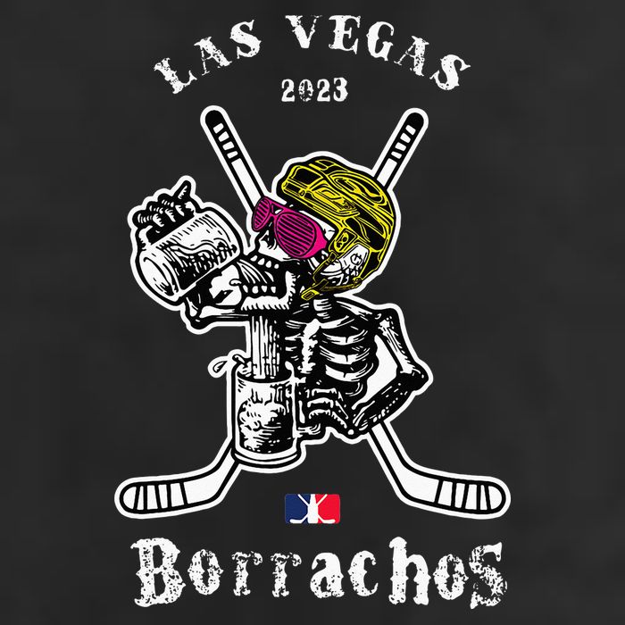 Borrachos Los Angeles hockey team logo Las Vegas version Cool Comfort Performance Bucket Hat