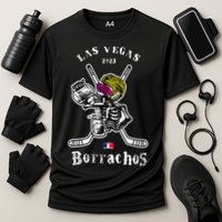 Borrachos Los Angeles hockey team logo Las Vegas version Cooling Performance Crew T-Shirt