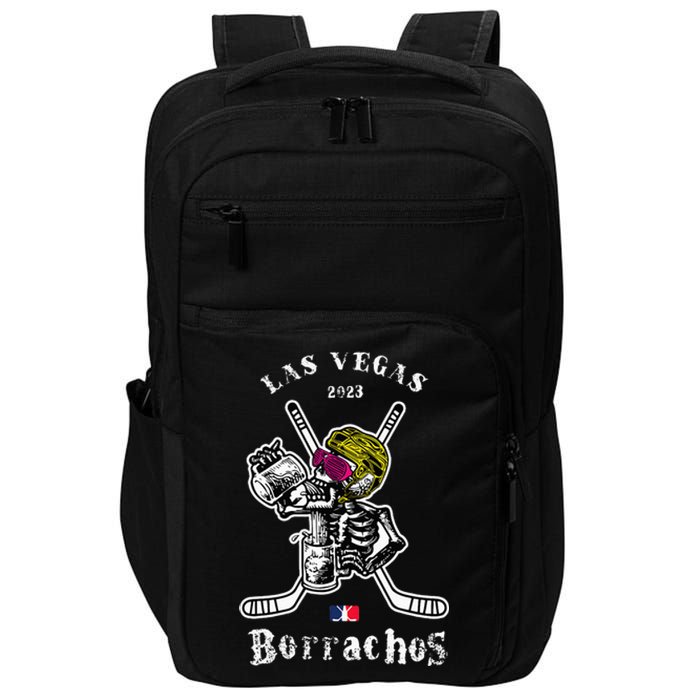 Borrachos Los Angeles hockey team logo Las Vegas version Impact Tech Backpack