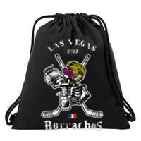 Borrachos Los Angeles hockey team logo Las Vegas version Drawstring Bag