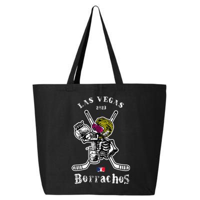 Borrachos Los Angeles hockey team logo Las Vegas version 25L Jumbo Tote