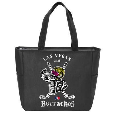 Borrachos Los Angeles hockey team logo Las Vegas version Zip Tote Bag