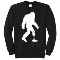 Bigfoot Leg Ampu Sasquatch Wearing Prosthetic Leg Sweatshirt