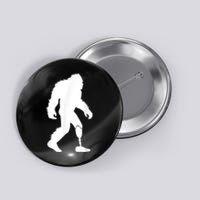 Bigfoot Leg Ampu Sasquatch Wearing Prosthetic Leg Button