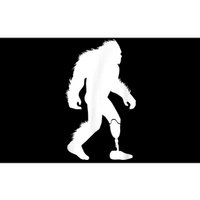 Bigfoot Leg Ampu Sasquatch Wearing Prosthetic Leg Bumper Sticker