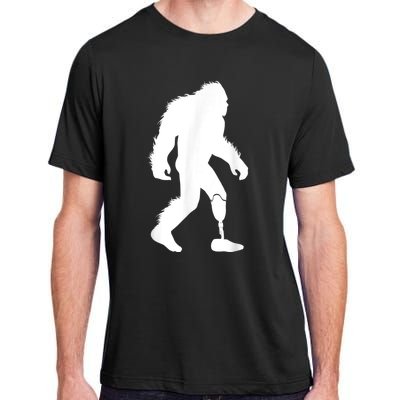 Bigfoot Leg Ampu Sasquatch Wearing Prosthetic Leg Adult ChromaSoft Performance T-Shirt