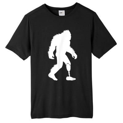 Bigfoot Leg Ampu Sasquatch Wearing Prosthetic Leg Tall Fusion ChromaSoft Performance T-Shirt