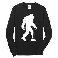 Bigfoot Leg Ampu Sasquatch Wearing Prosthetic Leg Tall Long Sleeve T-Shirt