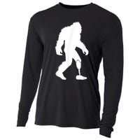 Bigfoot Leg Ampu Sasquatch Wearing Prosthetic Leg Cooling Performance Long Sleeve Crew