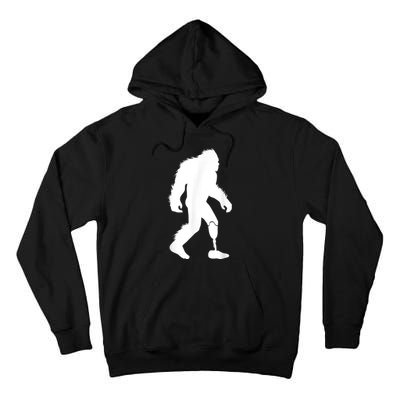 Bigfoot Leg Ampu Sasquatch Wearing Prosthetic Leg Tall Hoodie