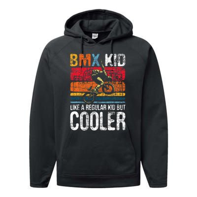 Bmx Like A Regular Cyclist Bicycle Bike Rider Performance Fleece Hoodie