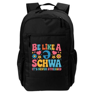 Be Like A Schwa Its Never Stressed Science Of Reading Daily Commute Backpack
