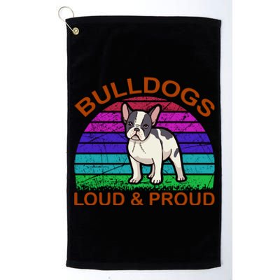 Bulldogs Loud And Proud Platinum Collection Golf Towel