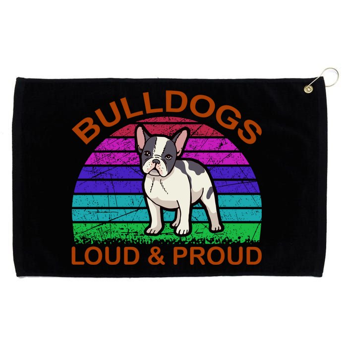 Bulldogs Loud And Proud Grommeted Golf Towel