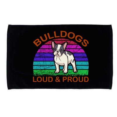 Bulldogs Loud And Proud Microfiber Hand Towel