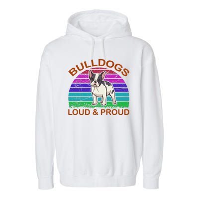 Bulldogs Loud And Proud Garment-Dyed Fleece Hoodie