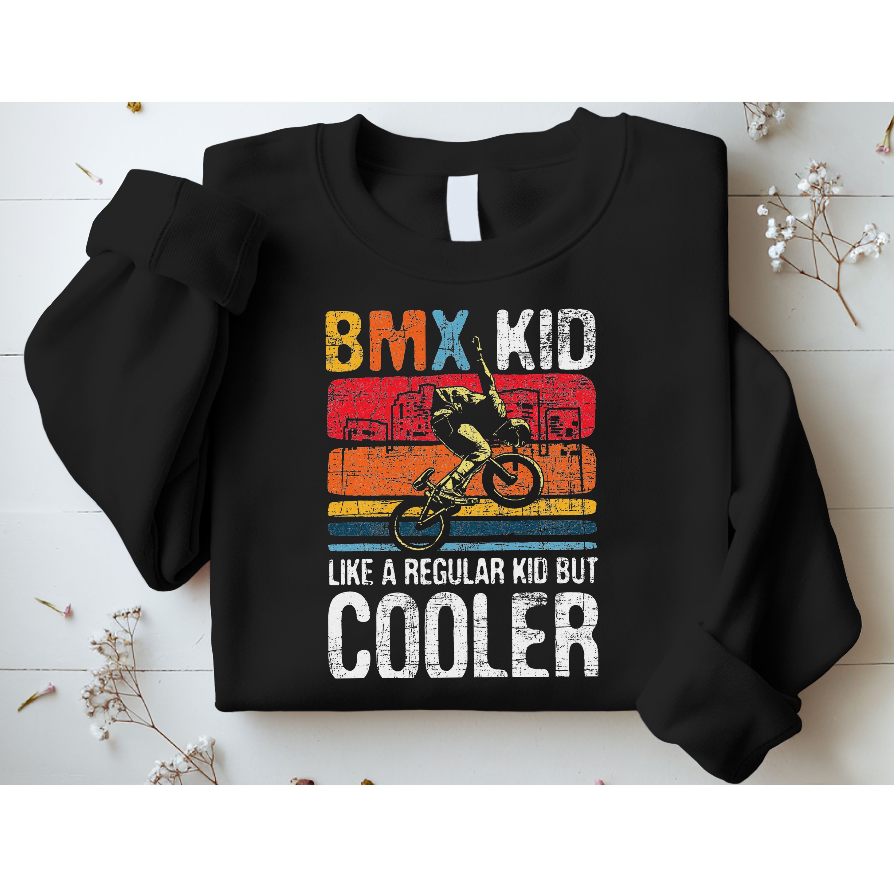 Bmx Like A Regular Cyclist Bicycle Bike Rider Sweatshirt