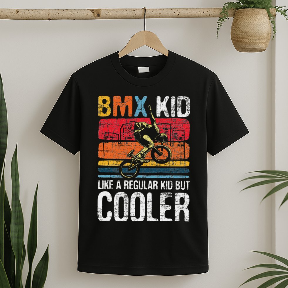 Bmx Like A Regular Cyclist Bicycle Bike Rider T-Shirt