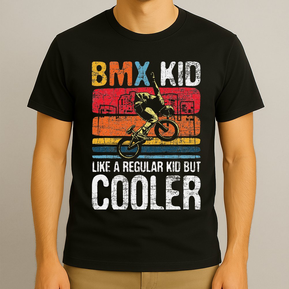 Bmx Like A Regular Cyclist Bicycle Bike Rider T-Shirt