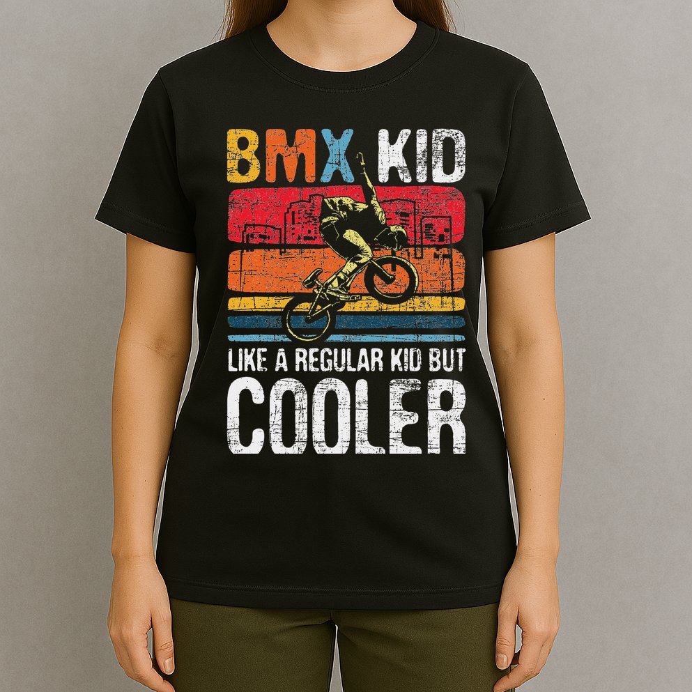Bmx Like A Regular Cyclist Bicycle Bike Rider T-Shirt