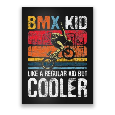 Bmx Like A Regular Cyclist Bicycle Bike Rider Poster