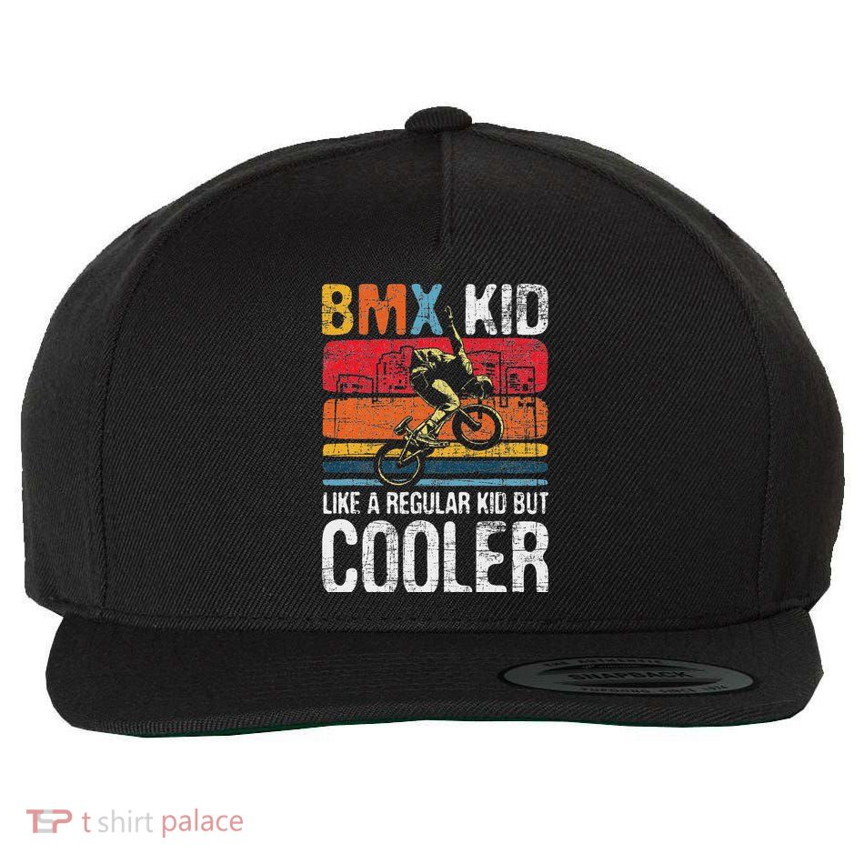 Bmx Like A Regular Cyclist Bicycle Bike Rider Wool Snapback Cap