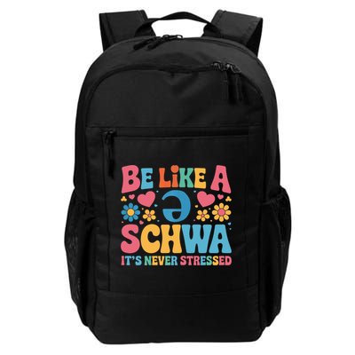 Be Like A Schwa It's Never Stressed Science Of Reading  Daily Commute Backpack