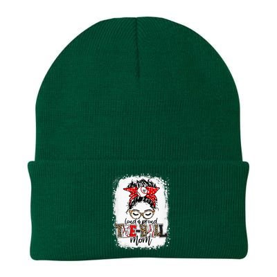 Bleached Loud And Proud BaseBall Mom Life Knit Cap Winter Beanie