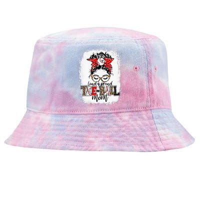 Bleached Loud And Proud BaseBall Mom Life Tie-Dyed Bucket Hat