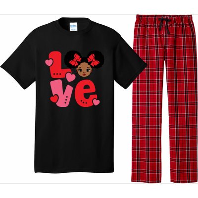 Black Love African American Valentines Day Gift Pajama Set