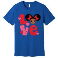 Black Love African American Valentines Day Gift Premium T-Shirt