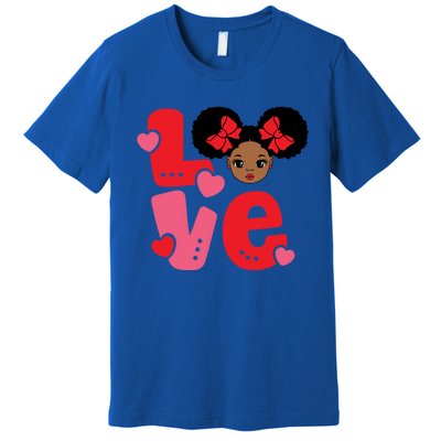 Black Love African American Valentines Day Gift Premium T-Shirt