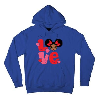 Black Love African American Valentines Day Gift Tall Hoodie