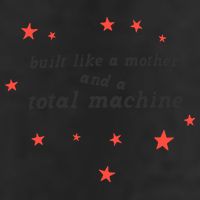 Built Like A Mother And A Total Machine All American Bitch Olivia 7 Panel Mesh Trucker Snapback Hat