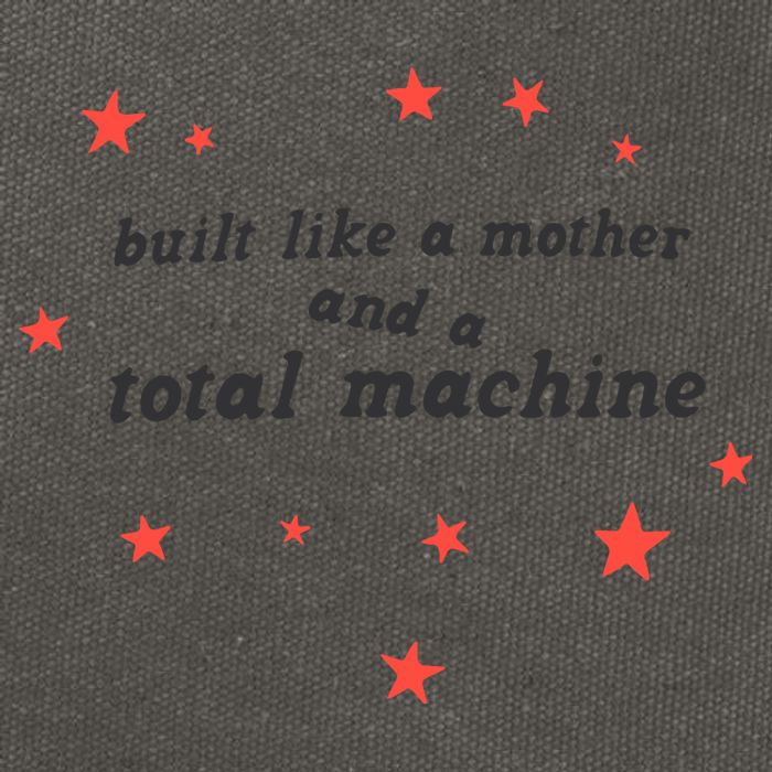 Built Like A Mother And A Total Machine All American Bitch Olivia Cotton Canvas Backpack