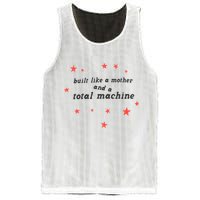Built Like A Mother And A Total Machine All American Bitch Olivia Mesh Reversible Basketball Jersey Tank