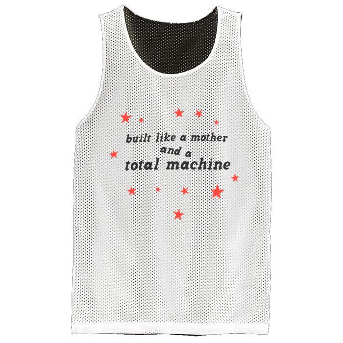 Built Like A Mother And A Total Machine All American Bitch Olivia Mesh Reversible Basketball Jersey Tank