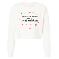 Built Like A Mother And A Total Machine All American Bitch Olivia Cropped Pullover Crew