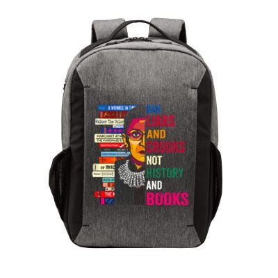 Ban Liars And Crooks Not History And Books Vector Backpack