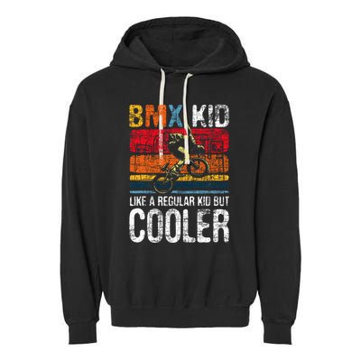 Bmx Like A Regular Cyclist Bicycle Bike Rider Garment-Dyed Fleece Hoodie