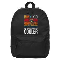 Bmx Like A Regular Cyclist Bicycle Bike Rider 16 in Basic Backpack