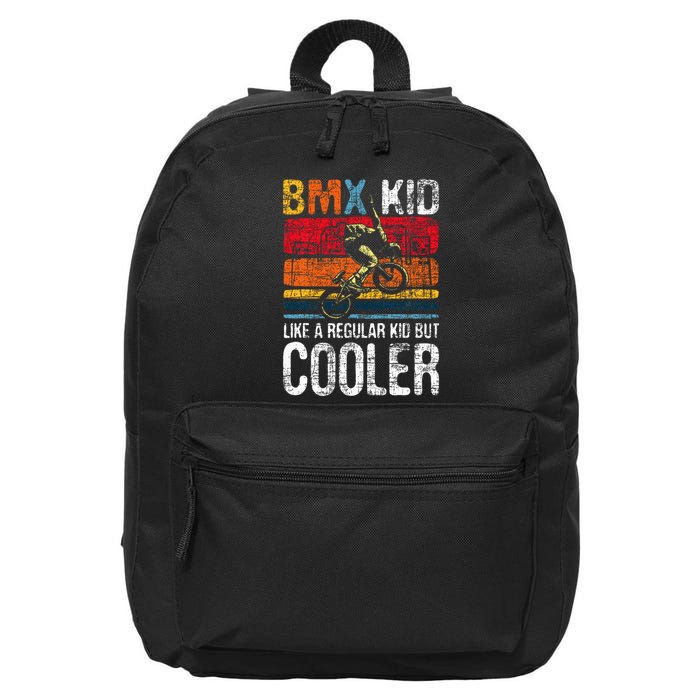 Bmx Like A Regular Cyclist Bicycle Bike Rider 16 in Basic Backpack